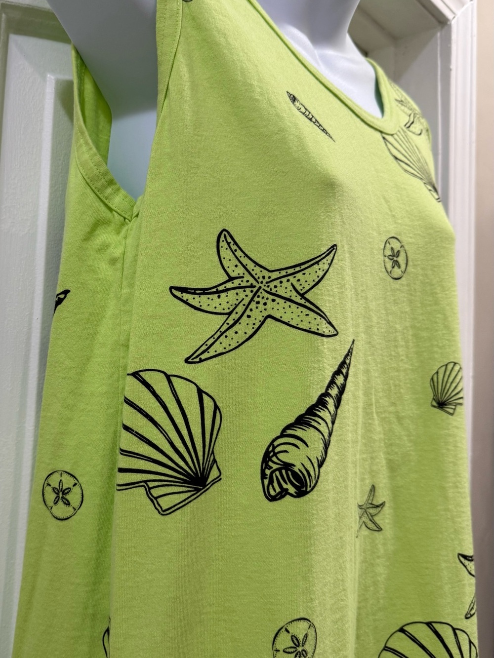 Casual & Main Resort Wear Lime Seashell Maxi Dress Size Medium 🐚 - Picture 3 of 11